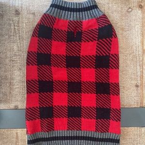 Plaid Small/Medium Dog Sweater